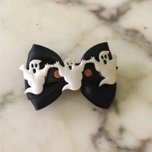 Halloween Ghost Dog Barrette